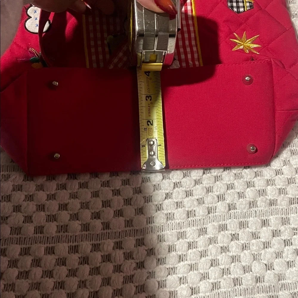 Vintage Festive Red Santa Tote Bag
